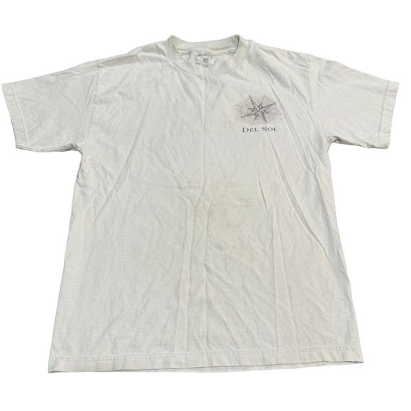 DEL SOL MAP WHITE T SHIRT SIZE MEDIUM | W1 - Picture 3 of 6